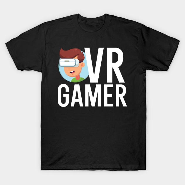 VR Gamer T-Shirt by maxcode